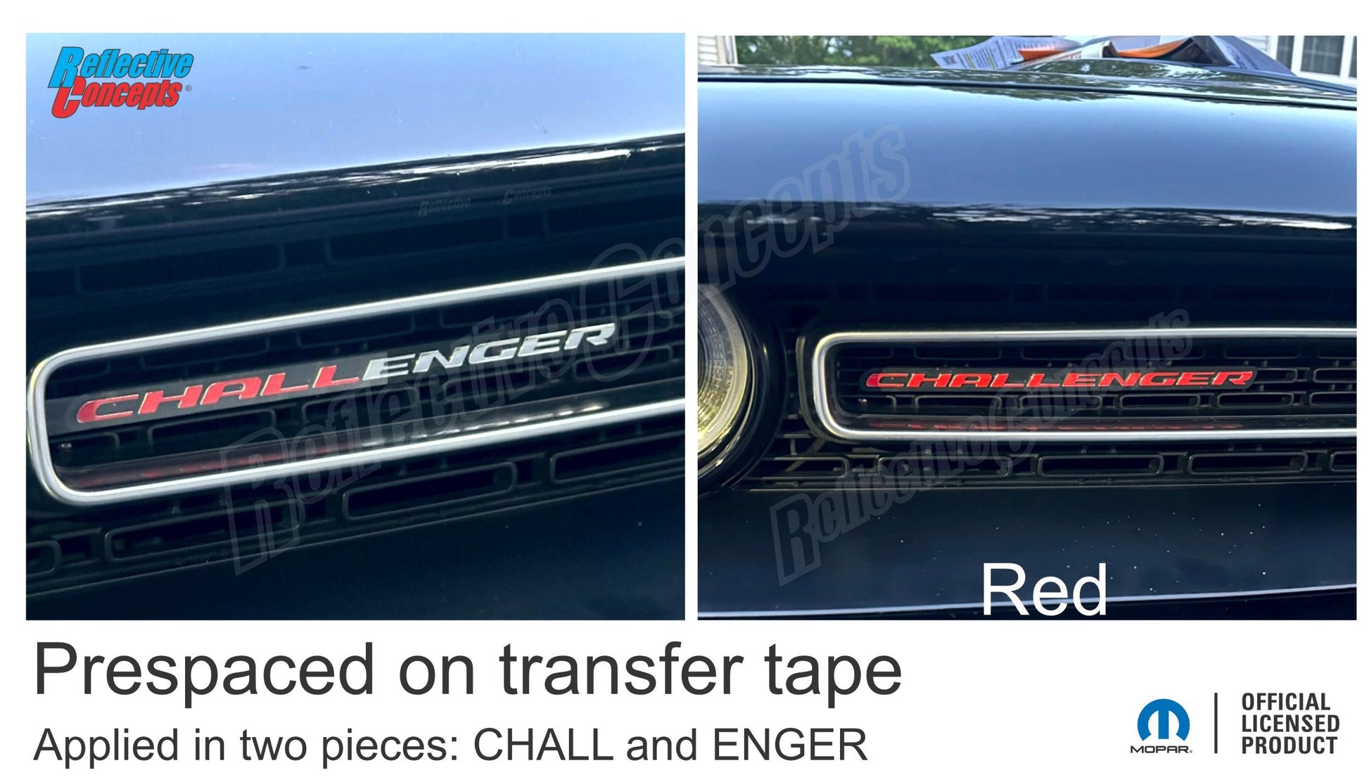 CHALLENGER Grille Emblem Overlay Decal - 2015-2023 Challenger - Challenger-G-01-Challenger-G-02-Challenger-G-03-Challenger-G-04-Challenger-G-05-  DRIVEN - 7