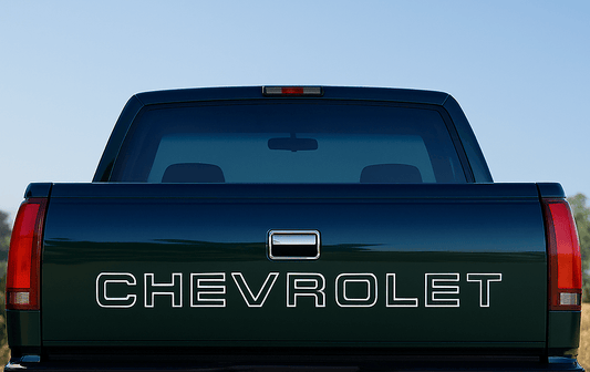 CHEVROLET Tailgate Truck 1500 Silverado Sticker Vinyl Decal - sku-50817620803716-sku-50817620836484-  DRIVEN - 1