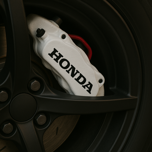 Honda Brake Caliper Decals – Universal Fit | Set of 8 (3" to 6") - sku-51737560350852-sku-51737560383620-sku-51737560416388-sku-51737560449156-sku-51737560481924-  DRIVEN - 1