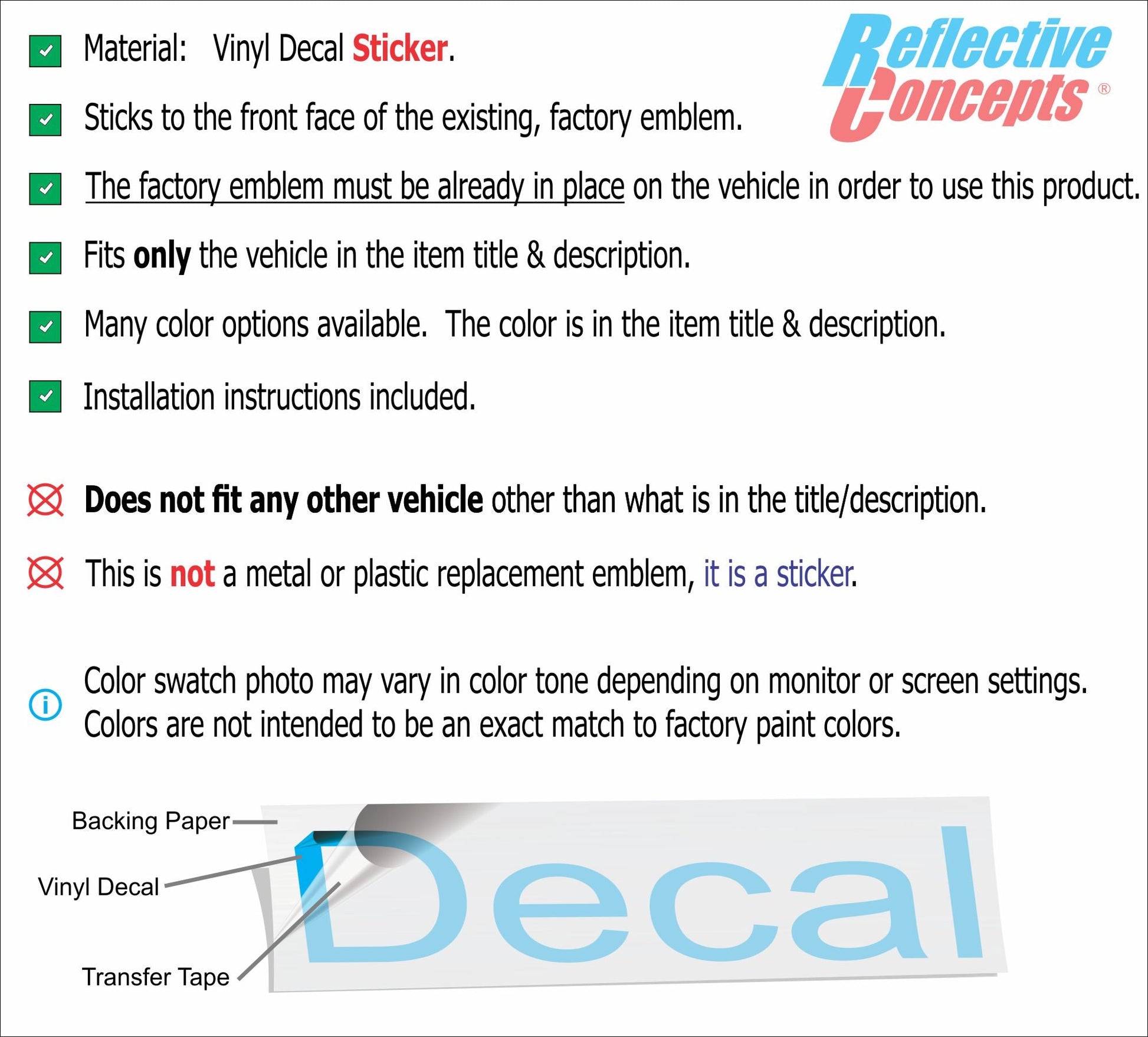 CHARGER Dash Plaque Emblem Lettering Overlay Decal   - 11-14 Charger - sku-44837460869307-sku-44837460902075-sku-44837460934843-sku-44837460967611-sku-44837461000379-  DRIVEN - 4