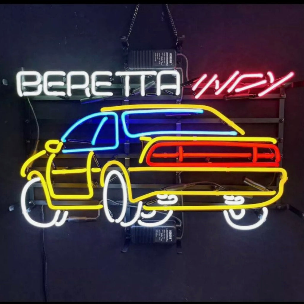 Chevorlet Beretta Indy Car Neon Signs - CN051-  DRIVEN - 1