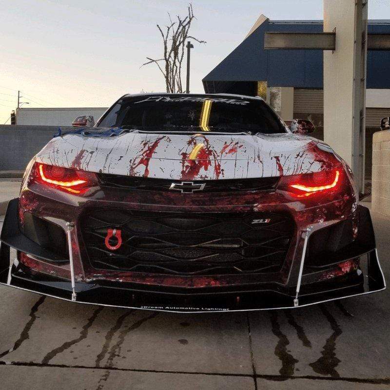 Chevrolet Camaro Flow Series Multicolor DRL Boards (2016-2018) - F13 | A20 | P2   - BX2-F13 | G20 | A20 | P2   - BX1-F13 | B3 | A20 | P2   - BX1-F13 | B3 | G20| A20 | P2   - BX1-  DRIVEN - 12