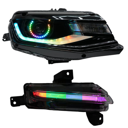 Chevrolet Camaro Flow Series Multicolor DRL Boards (2016-2018) - F13 | A20 | P2   - BX2-F13 | G20 | A20 | P2   - BX1-F13 | B3 | A20 | P2   - BX1-F13 | B3 | G20| A20 | P2   - BX1-  DRIVEN - 15