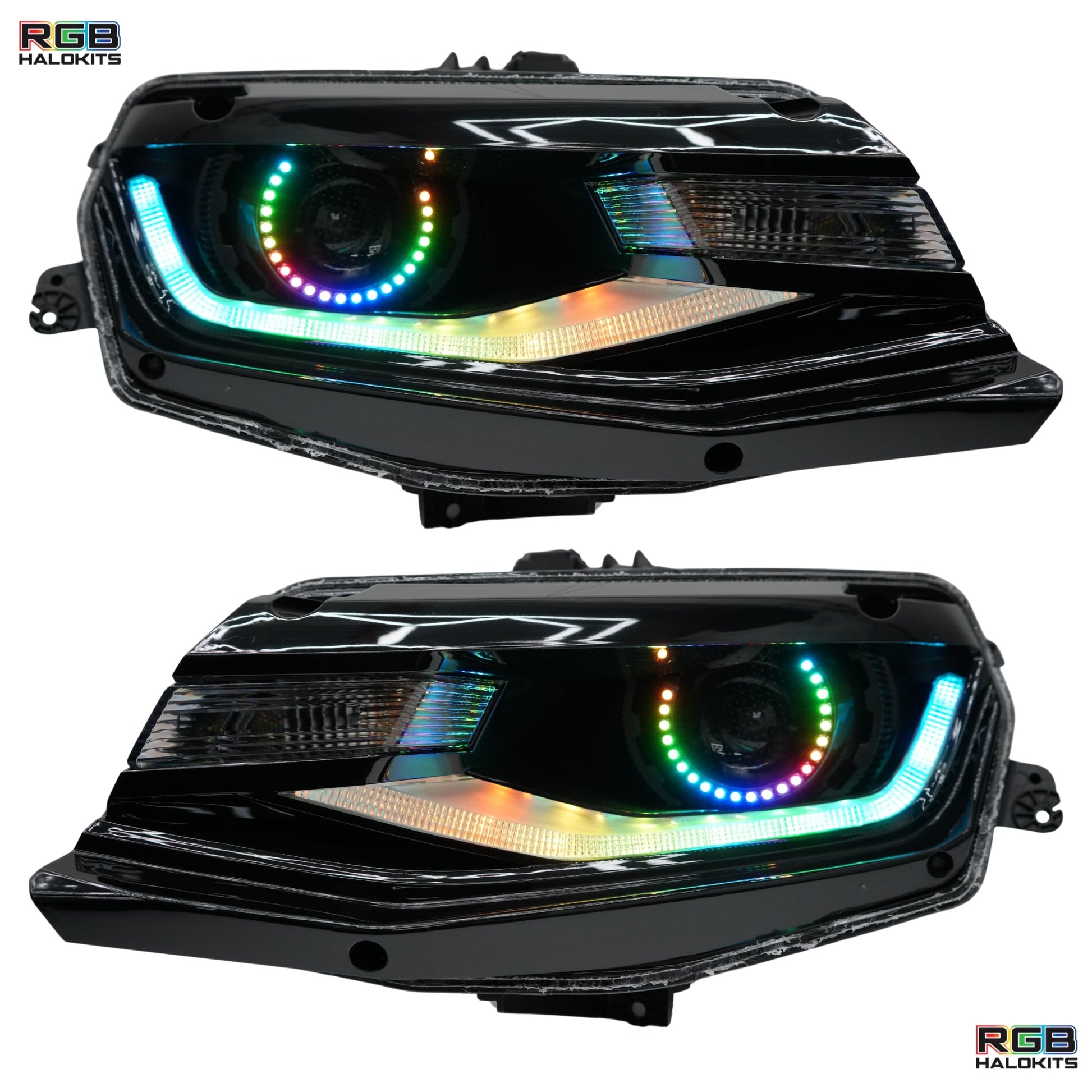 Chevrolet Camaro Flow Series Multicolor DRL Boards (2016-2018) - F13 | A20 | P2   - BX2-F13 | G20 | A20 | P2   - BX1-F13 | B3 | A20 | P2   - BX1-F13 | B3 | G20| A20 | P2   - BX1-  DRIVEN - 3