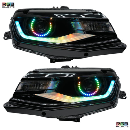 Chevrolet Camaro Flow Series Multicolor DRL Boards (2016-2018) - F13 | A20 | P2   - BX2-F13 | G20 | A20 | P2   - BX1-F13 | B3 | A20 | P2   - BX1-F13 | B3 | G20| A20 | P2   - BX1-  DRIVEN - 3