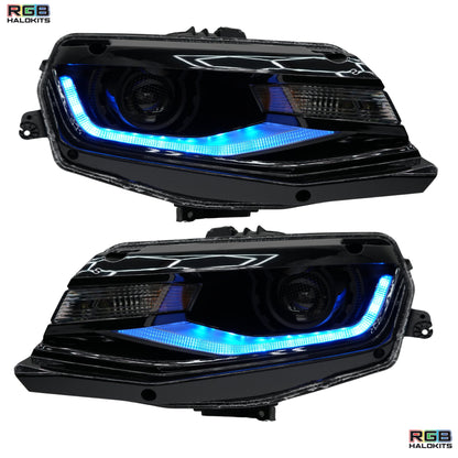 Chevrolet Camaro Flow Series Multicolor DRL Boards (2016-2018) - F13 | A20 | P2   - BX2-F13 | G20 | A20 | P2   - BX1-F13 | B3 | A20 | P2   - BX1-F13 | B3 | G20| A20 | P2   - BX1-  DRIVEN - 5