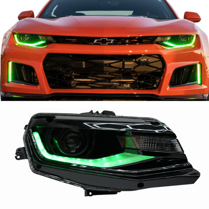 Chevrolet Camaro Flow Series Multicolor DRL Boards (2016-2018) - F13 | A20 | P2   - BX2-F13 | G20 | A20 | P2   - BX1-F13 | B3 | A20 | P2   - BX1-F13 | B3 | G20| A20 | P2   - BX1-  DRIVEN - 1