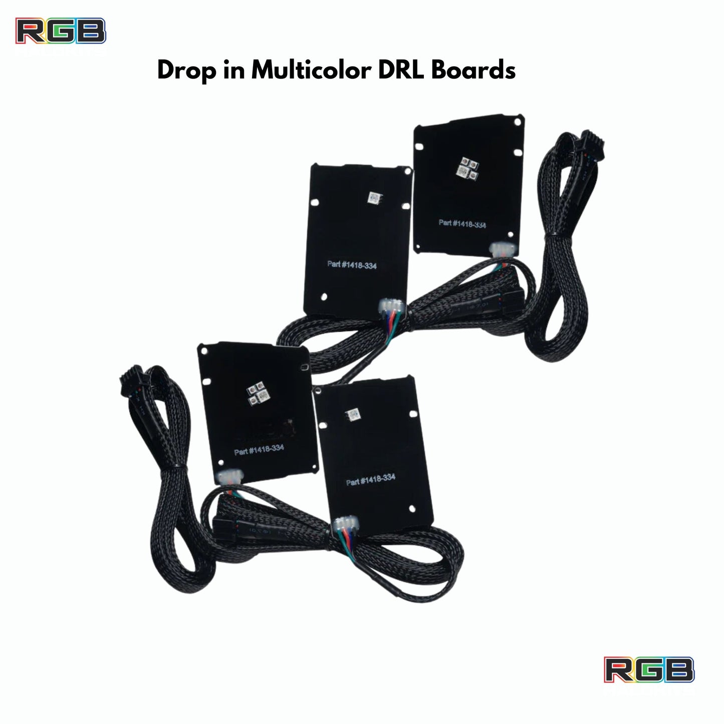 Chevrolet Camaro LS/LT RGBW DRL Boards (2019-2023) - F10 | A12 | P2   - BX1-  DRIVEN - 2