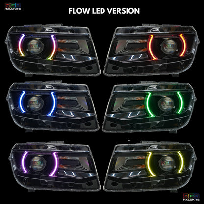 Chevrolet Camaro RS/SS Multicolor DRL Boards (2014-2015) - F14 | A12 | P2   - BX1-F14 | C15 | A12| P2   - BX3-F14 | C18 | B34 | A12 | P2   - BX3-F14 | C18 | C15 | B31 | B34 | A12 | P2   - BX4-G1x2 | A19 | P2   - BX1-  DRIVEN - 13