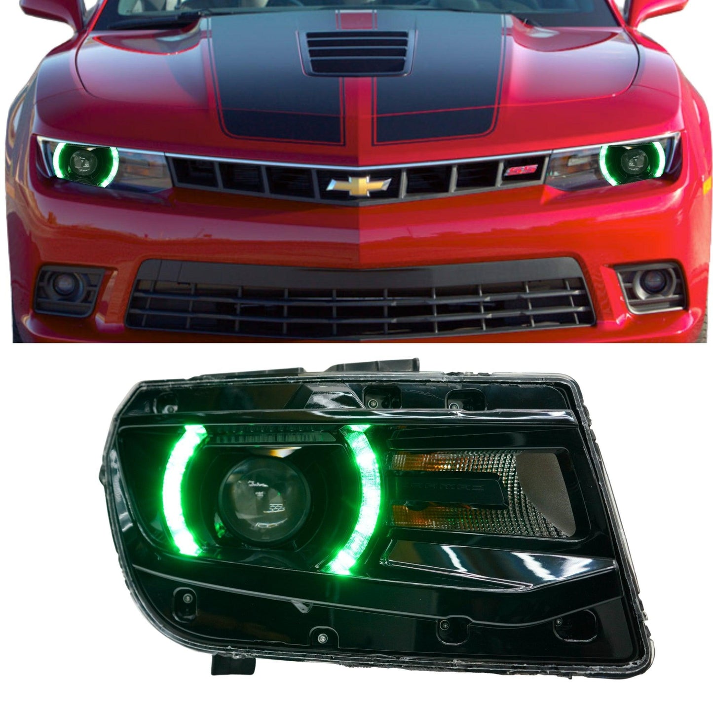 Chevrolet Camaro RS/SS Multicolor DRL Boards (2014-2015) - F14 | A12 | P2   - BX1-F14 | C15 | A12| P2   - BX3-F14 | C18 | B34 | A12 | P2   - BX3-F14 | C18 | C15 | B31 | B34 | A12 | P2   - BX4-G1x2 | A19 | P2   - BX1-  DRIVEN - 17