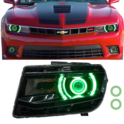 Chevrolet Camaro RS/SS Multicolor DRL Boards (2014-2015) - F14 | A12 | P2   - BX1-F14 | C15 | A12| P2   - BX3-F14 | C18 | B34 | A12 | P2   - BX3-F14 | C18 | C15 | B31 | B34 | A12 | P2   - BX4-G1x2 | A19 | P2   - BX1-  DRIVEN - 18