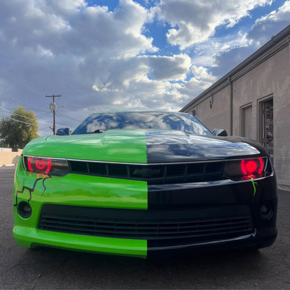 Chevrolet Camaro RS/SS Multicolor DRL Boards (2014-2015) - F14 | A12 | P2   - BX1-F14 | C15 | A12| P2   - BX3-F14 | C18 | B34 | A12 | P2   - BX3-F14 | C18 | C15 | B31 | B34 | A12 | P2   - BX4-G1x2 | A19 | P2   - BX1-  DRIVEN - 3