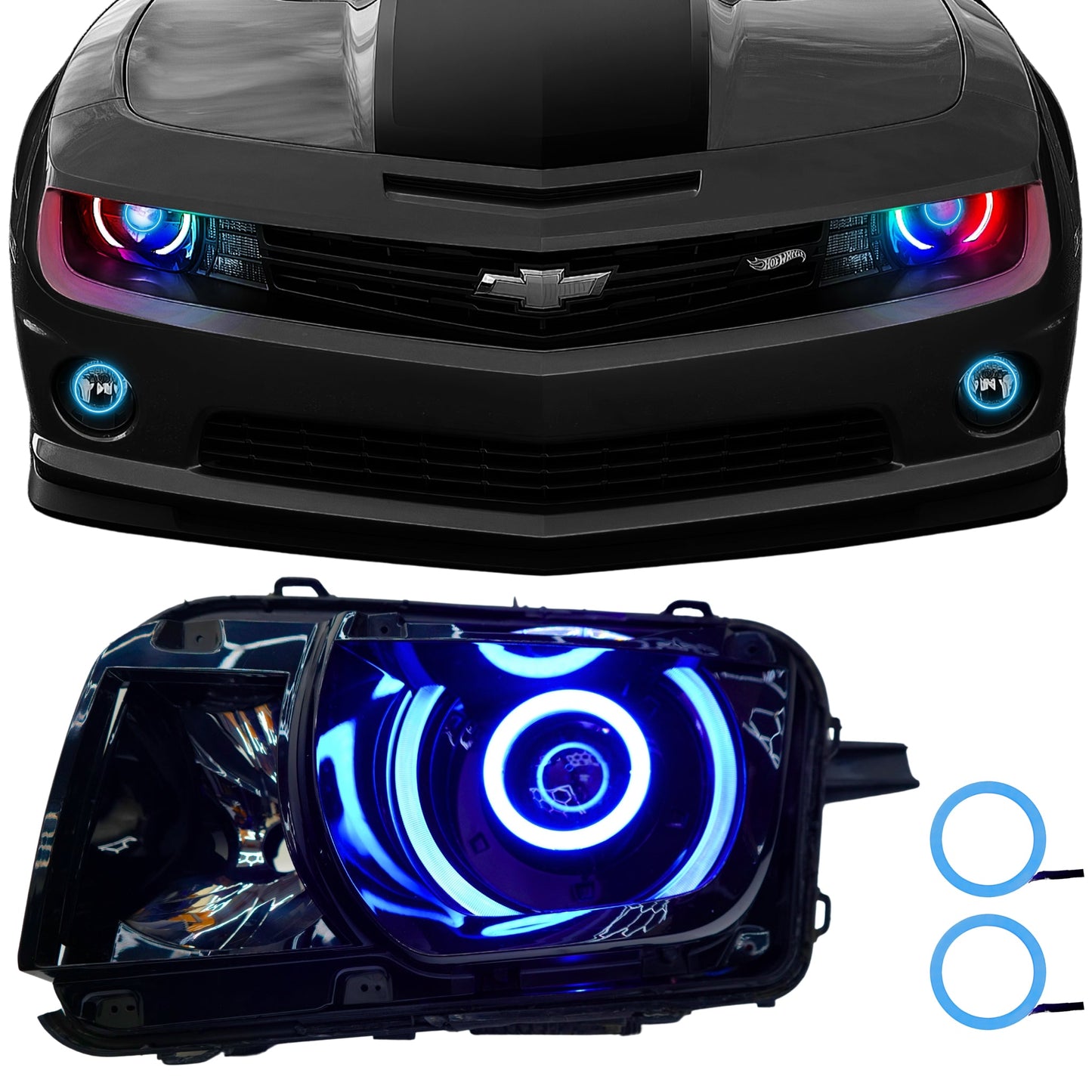 Chevrolet Camaro RS/SS RGBW DRL Boards (2010-2013) - F15 | A12 | P2   - BX1-F15 | C5 | B35 | A12 | P2   - BX3-F15 | C18 | B34 | A12 | P2   - BX3-F15 | C18 | C5 | B34 | B35 | A12 | P2   - BX4-  DRIVEN - 19