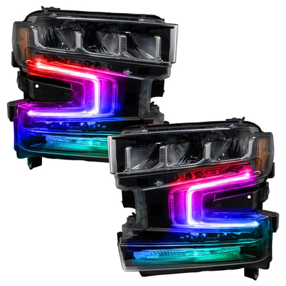 Chevrolet Silverado 1500 RGBW DRL Boards (2019-2022) - F9 | A12 | P2   - BX1-  DRIVEN - 1