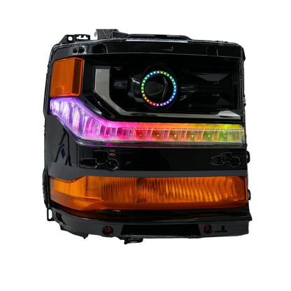 Chevrolet Silverado Multicolor Flow Series DRL Boards (2016-2018) - E5 | B13 | A20 | P2   - BX1-  DRIVEN - 13