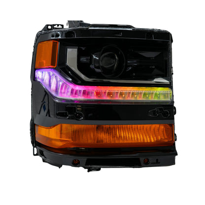 Chevrolet Silverado Multicolor Flow Series DRL Boards (2016-2018) - E5 | A20 | P2   - BX1-  DRIVEN - 14