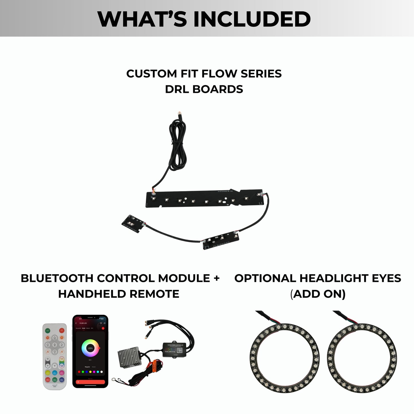 Chevrolet Silverado Multicolor Flow Series DRL Boards (2016-2018) - E5 | A20 | P2   - BX1-E5 | B13 | A20 | P2   - BX1-  DRIVEN - 9