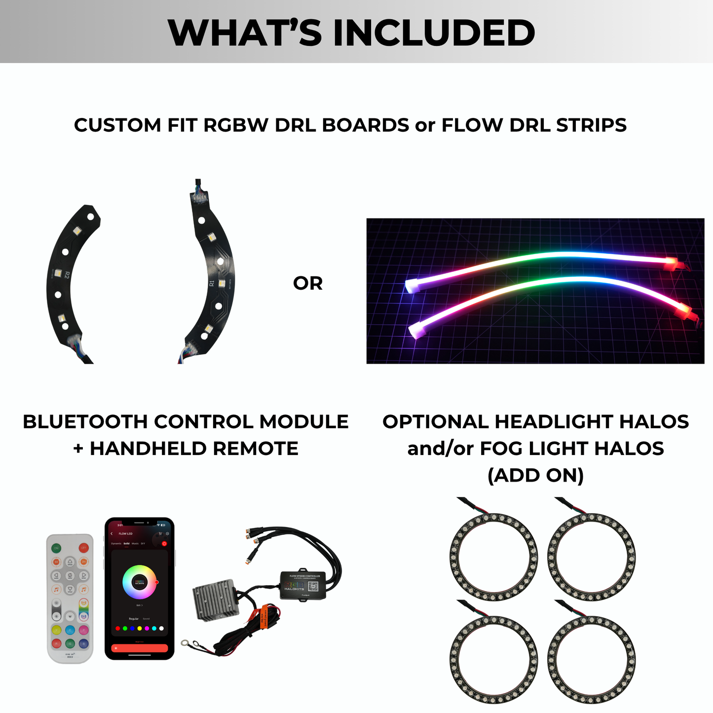 Chevrolet Camaro RS/SS Multicolor DRL Boards (2014-2015) - G1x2 | A19 | P2   - BX1-G1x2 | B10 | B31 | A20 | P2   - BX1-G1x2 | B13 | B34 | A20 | P2   - BX1-G1x2 | B10 | B13 | B31 | B34 | A20 | P2   - BX3-F14 | A12 | P2   - BX1-  DRIVEN - 3