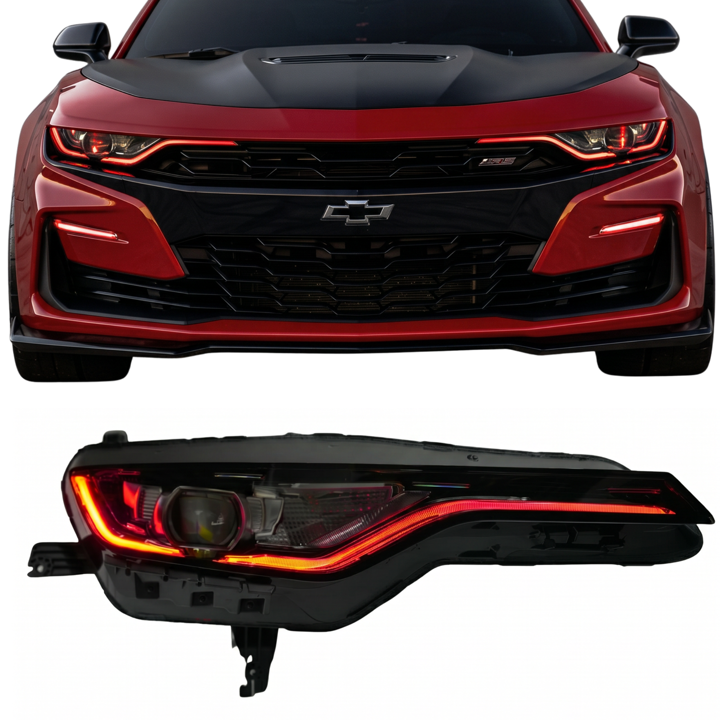 Chevrolet Camaro RS/SS RGBWA DRL Boards (2019-2024) - F11 | A12 | P2   - BX1-F11 | F12 | A12 | P2   - BX3-F11 | E1 | A12 | P2   - BX3-F11 | F12 | E1 | A12 | P2   - BX4-  DRIVEN - 1