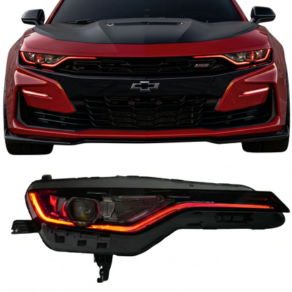 Chevrolet Camaro RS/SS RGBWA DRL Boards (2019-2024) - F11 | A12 | P2   - BX1-F11 | F12 | A12 | P2   - BX3-F11 | E1 | A12 | P2   - BX3-F11 | F12 | E1 | A12 | P2   - BX4-  DRIVEN - 1