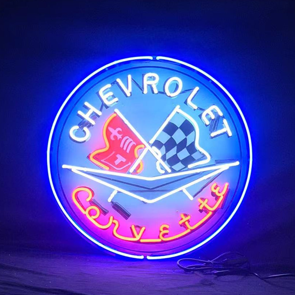 Chevrolet Corvette Auto Car Neon Signs - CN053-  DRIVEN - 1