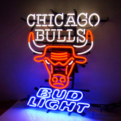Chicago Bulls Bud Light Neon Sign Light - ME246-  DRIVEN - 2