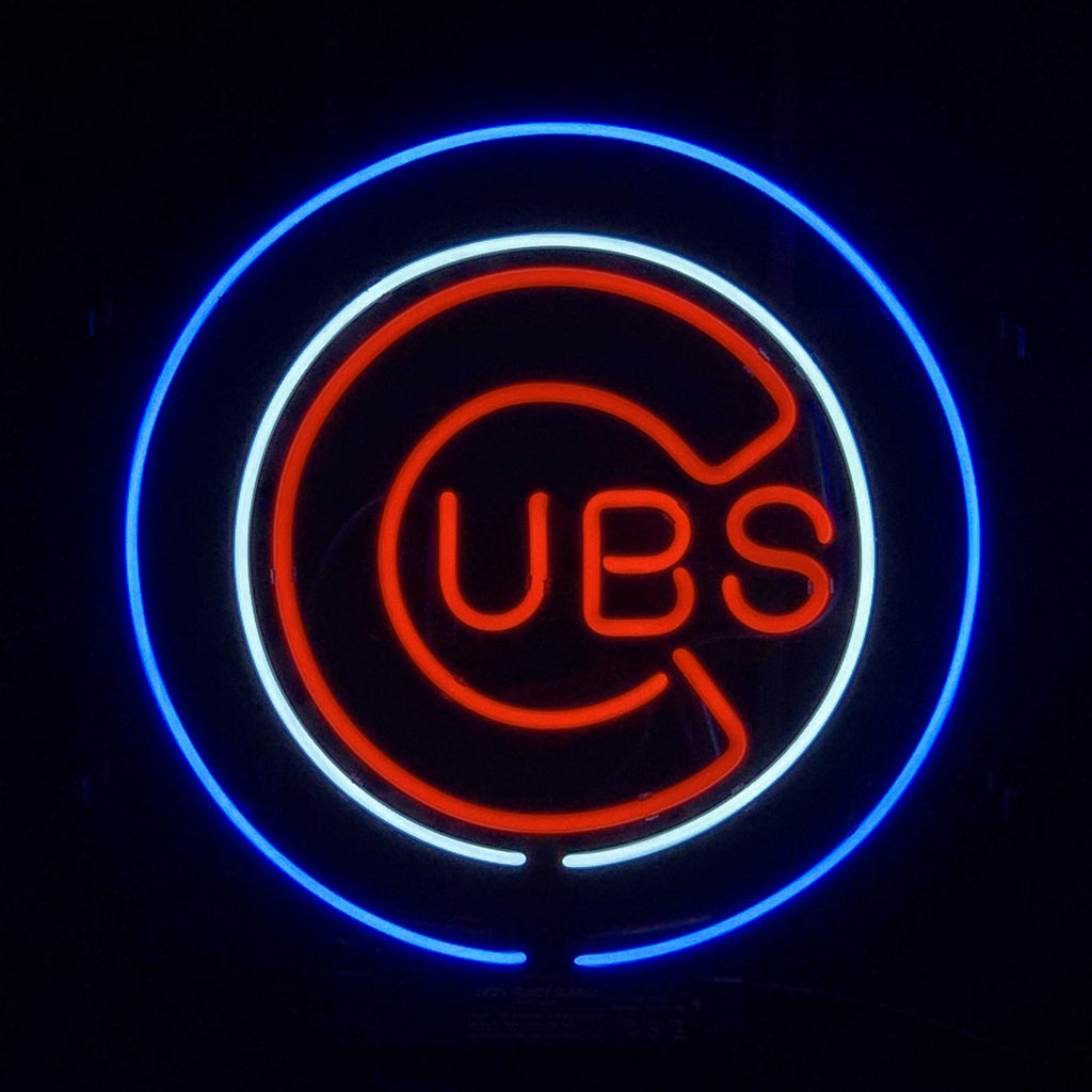 Chicago Cubs UBS Baseball Logo Neon_Signs - ME759-  DRIVEN - 2