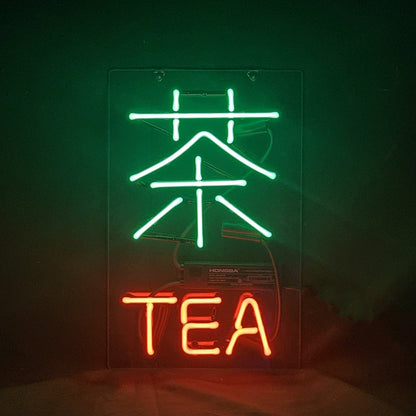 Chinese Characters Tea Neon Signs - TN286-  DRIVEN - 2