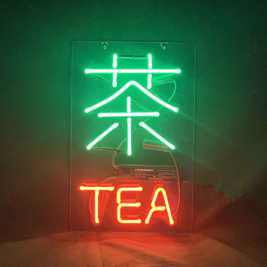 Chinese Characters Tea Neon Signs - TN286-  DRIVEN - 1