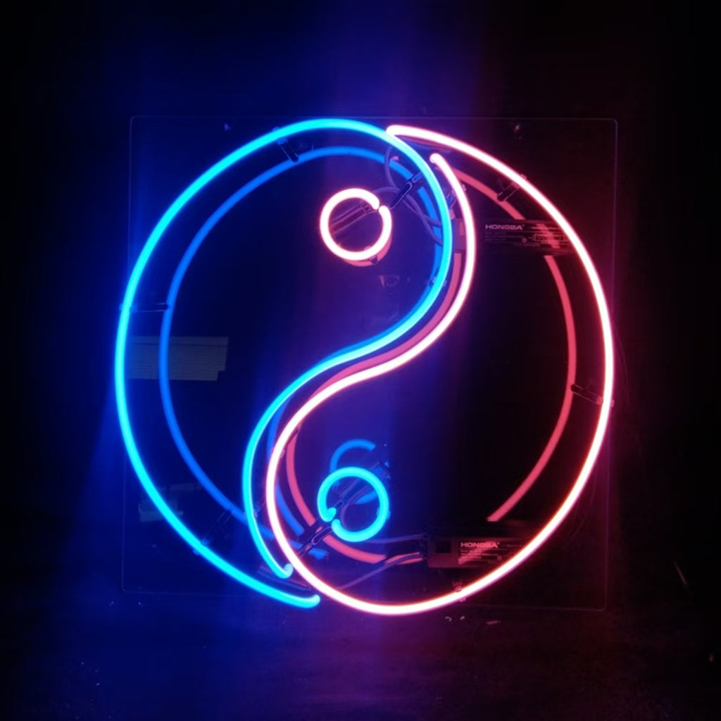 Chinese Yin Yang Neon Signs - ME834-  DRIVEN - 2