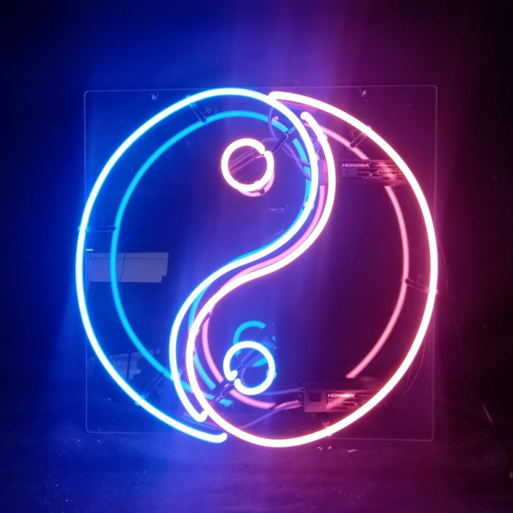 Chinese Yin Yang Neon Signs - ME834-  DRIVEN - 1