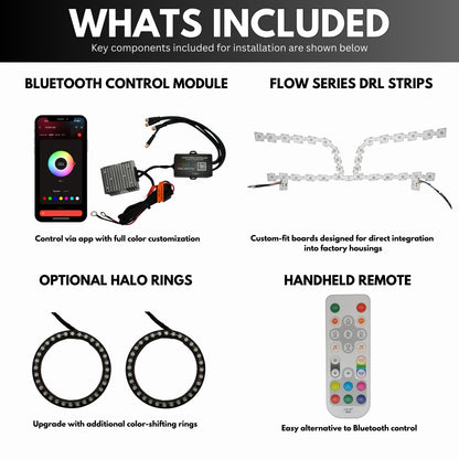 Chrysler 300 Multicolor DRL Boards (2011-2023) - F16 | A20 | P2   - BX3-F16 | B15| A20 | P2   - BX3-  DRIVEN - 10