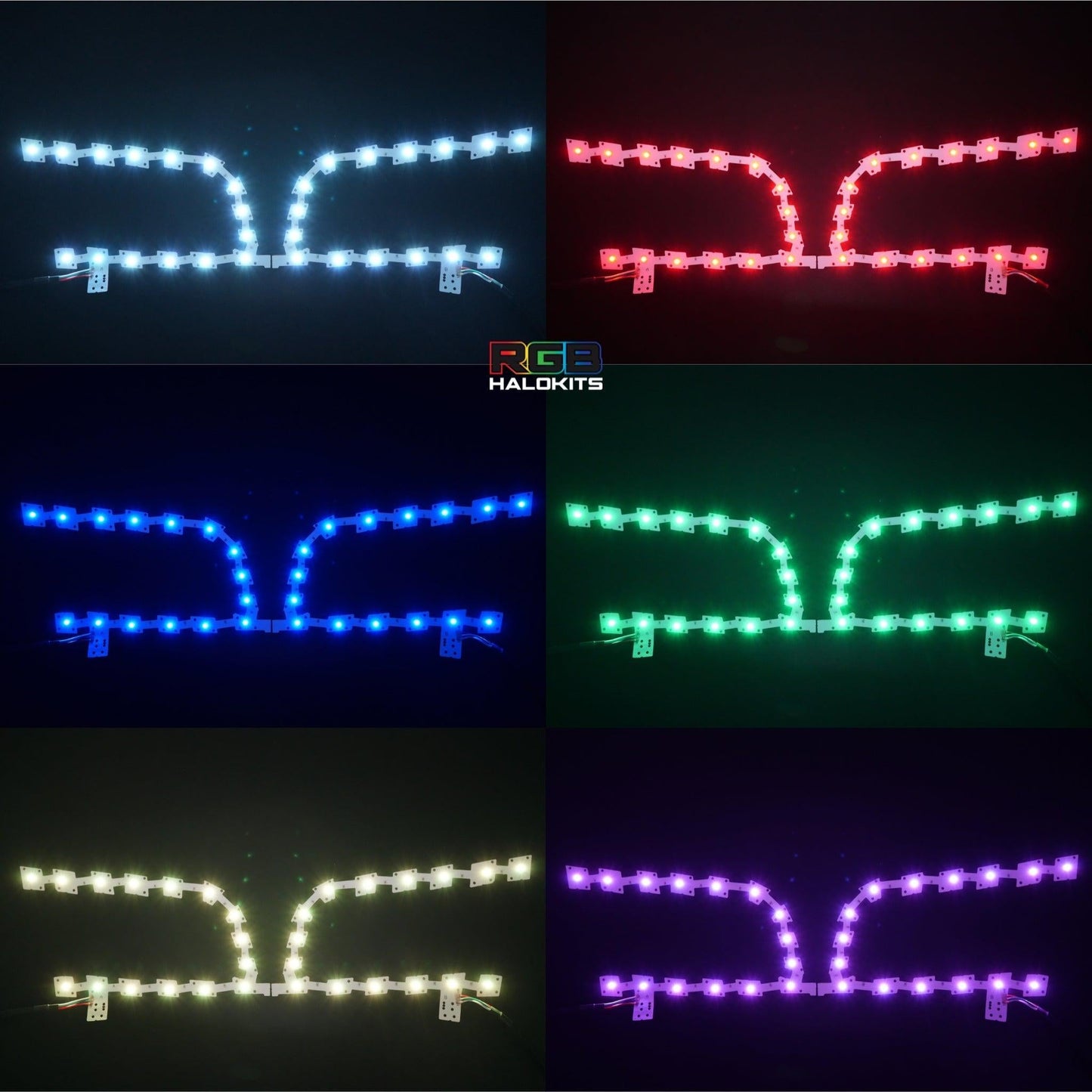 Chrysler 300 Multicolor DRL Boards (2011-2023) - F16 | A20 | P2   - BX3-F16 | B15| A20 | P2   - BX3-  DRIVEN - 17