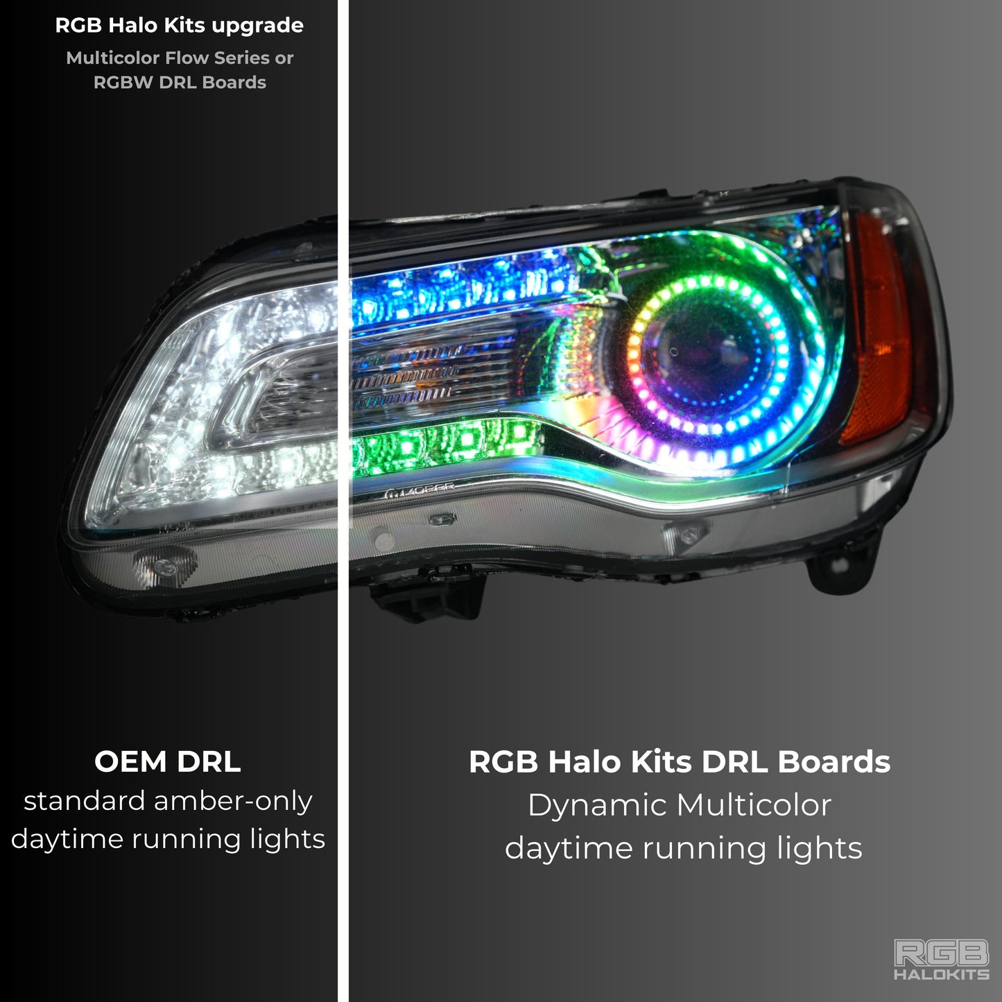 Chrysler 300 Multicolor DRL Boards (2011-2023) - F16 | A20 | P2   - BX3-F16 | B15| A20 | P2   - BX3-  DRIVEN - 9