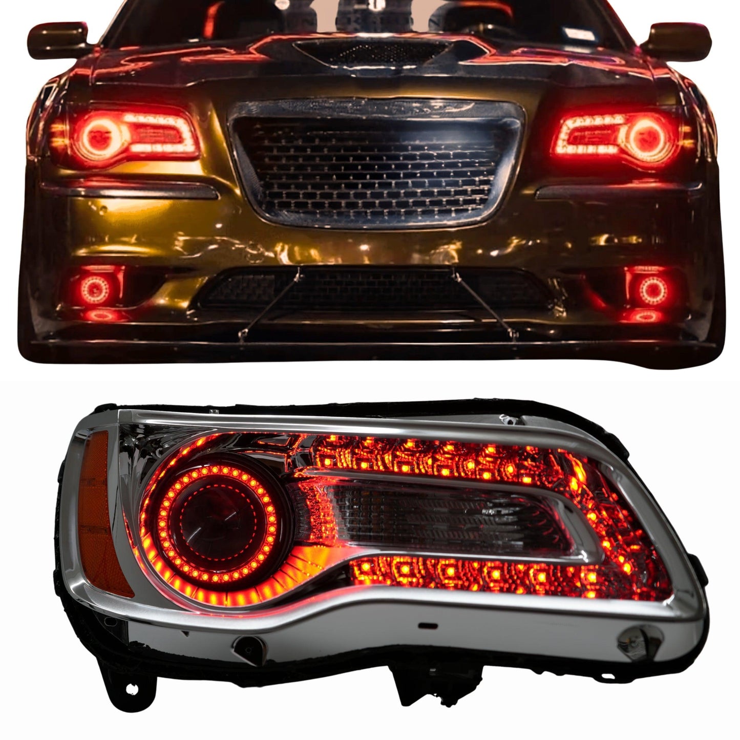 Chrysler 300 Multicolor DRL Boards (2011-2023) - F16 | A20 | P2   - BX3-F16 | B15| A20 | P2   - BX3-  DRIVEN - 1
