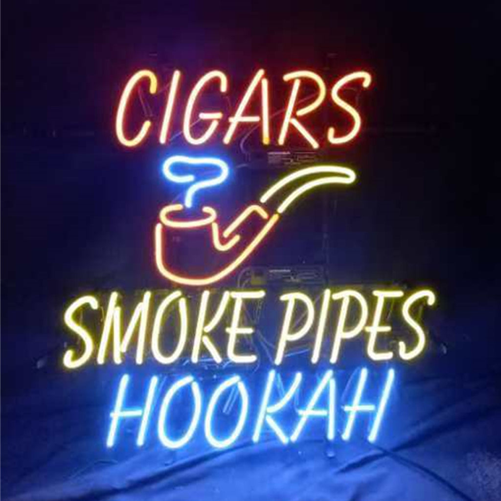 Cigars Smoke Pipes Hookah Neon Signs - ME583-  DRIVEN - 1