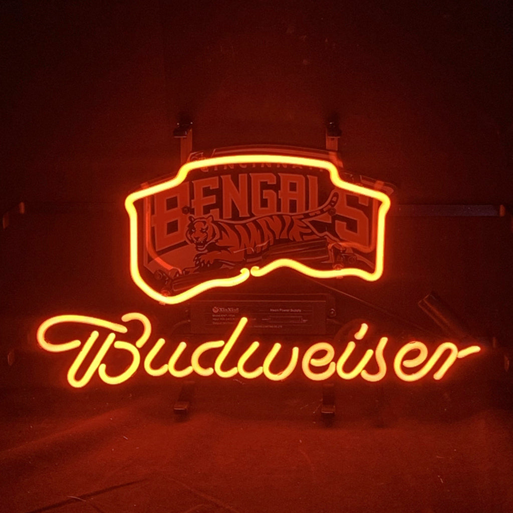 Cincinnati Bengals Budweiser Neon Signs - TN967-  DRIVEN - 2