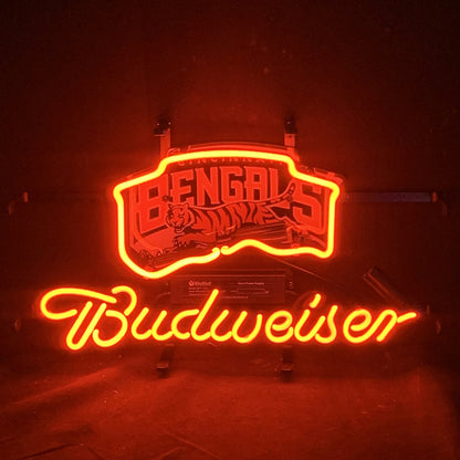 Cincinnati Bengals Budweiser Neon Signs - TN967-  DRIVEN - 1