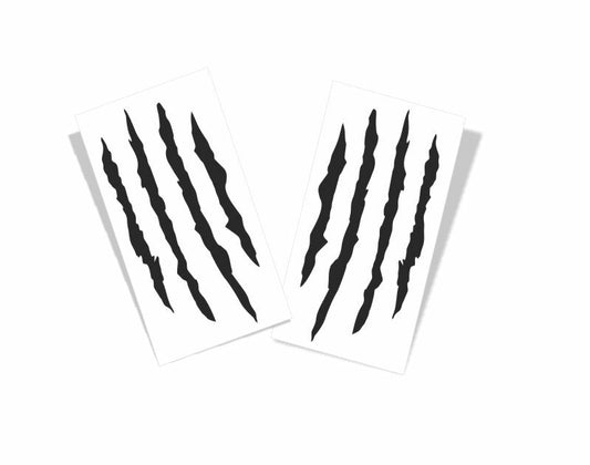Claw Mark Decals (pair) - Claw-01-Claw-02-Claw-03-Claw-04-Claw-05-  DRIVEN - 1