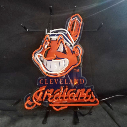 Cleveland Indians Neon Signs - ME667B-  DRIVEN - 3