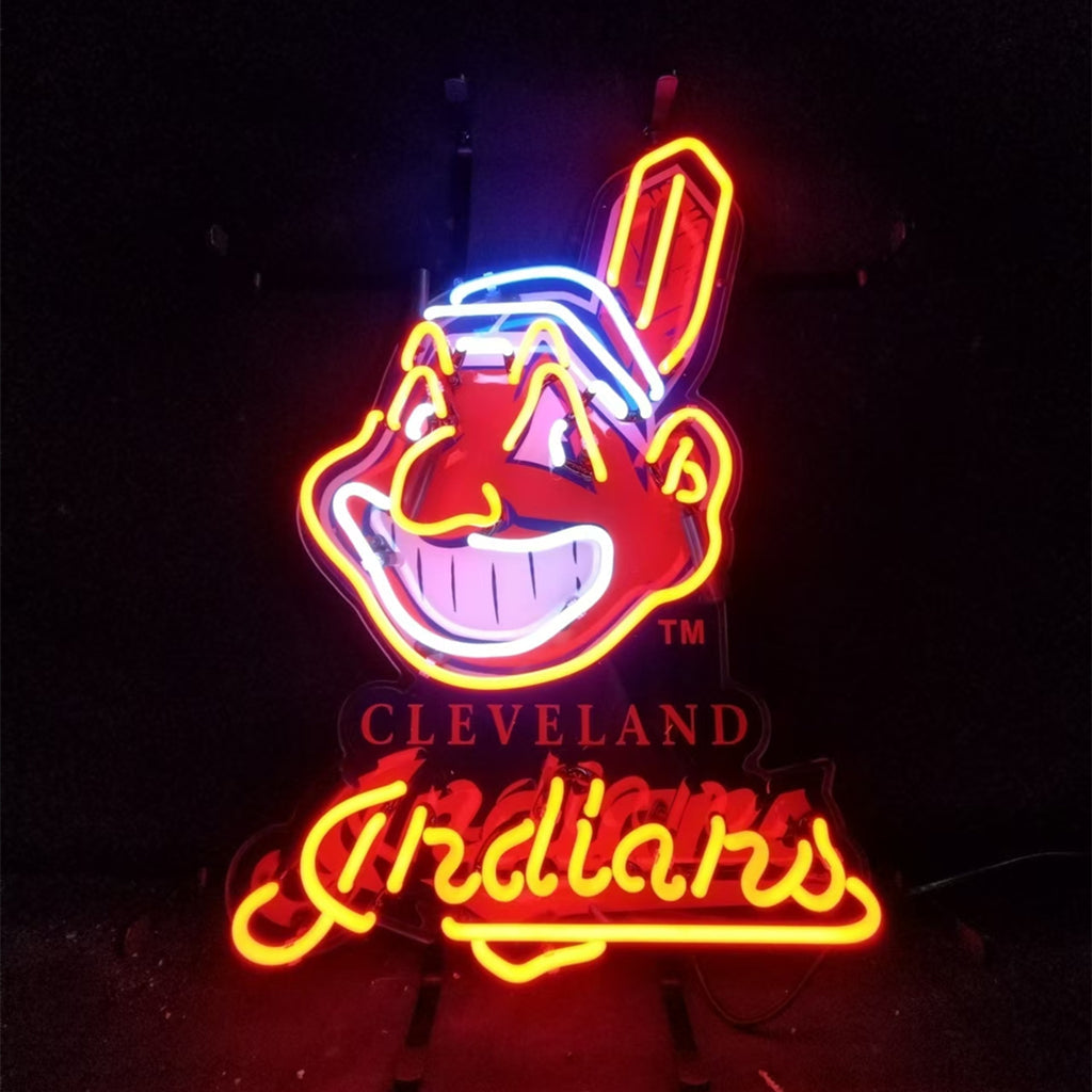 Cleveland Indians Neon Signs - ME667B-  DRIVEN - 1
