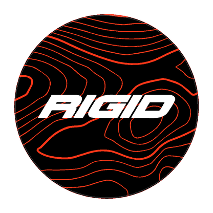 Rigid 360 Series 6" Light Cover Topo Overlays - Universal - RIGID3606-CG-RIGID3604-CODE-RIGID3604-WHITE-  DRIVEN - 5