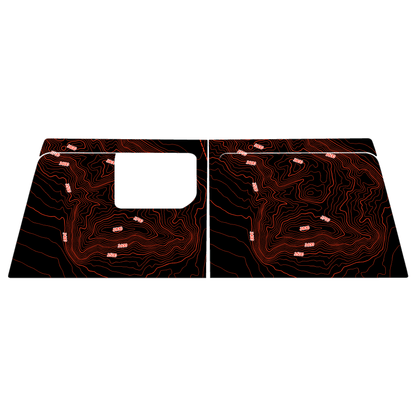 Topo Cargo Area Overlay Kit Part 1 (Printed Series) - 2021+ Bronco 4 Door