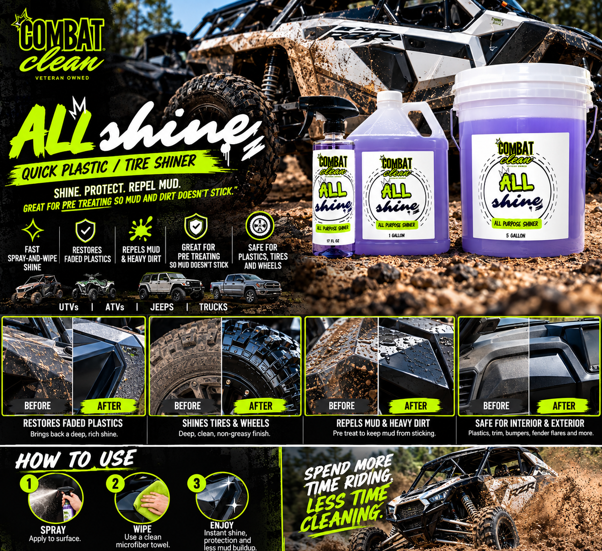 All Shine (Shiner / Mud Deflector) - sku-51982458257687-  DRIVEN - 2