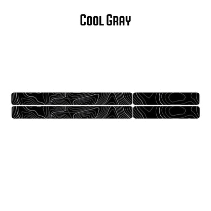 Topographic Door Sill Overlays / Protectors - 2024 Land Cruiser / GX 550 - 24LC250SILL-CL-24LC250SILL-COOL-  DRIVEN - 6