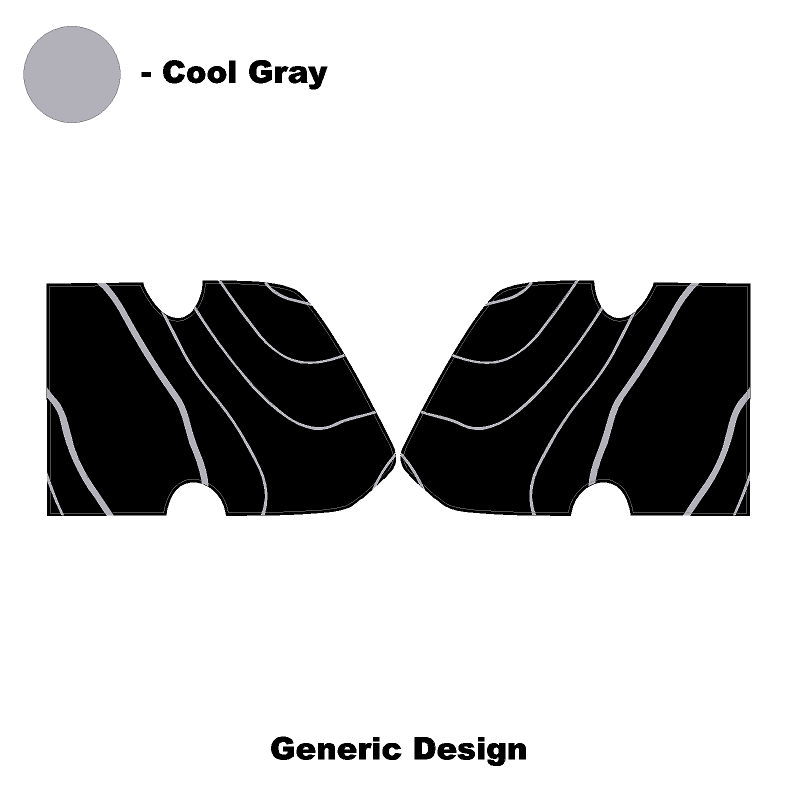 Interior Door Cup Protector Kit - 2021+ Bronco - 21BRNINTDRCUP-TPAMBL-21BRNINTDRCUP-TPA51L-21BRNINTDRCUP-TPAZL-21BRNINTDRCUP-TPCGL-21BRNINTDRCUP-TPCBNL-  DRIVEN - 22
