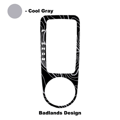 Topo Automatic Shifter Overlay (Printed Series) - 2021+ Bronco Automatic