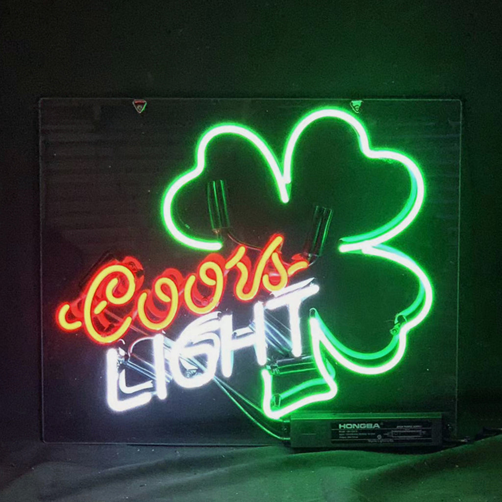 Coors Light Clover Neon Signs Light - ME451-  DRIVEN - 1