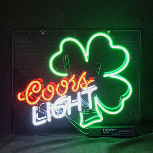 Coors Light Clover Neon Signs Light - ME451-  DRIVEN - 1