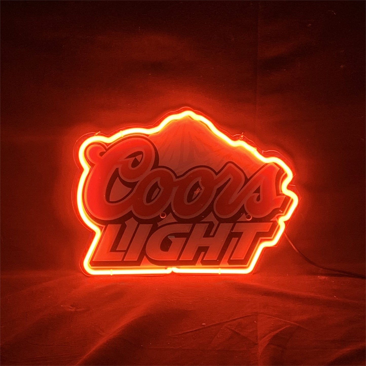 Coors Light Neon Sign Outline with UV-printed - TN236-  DRIVEN - 1